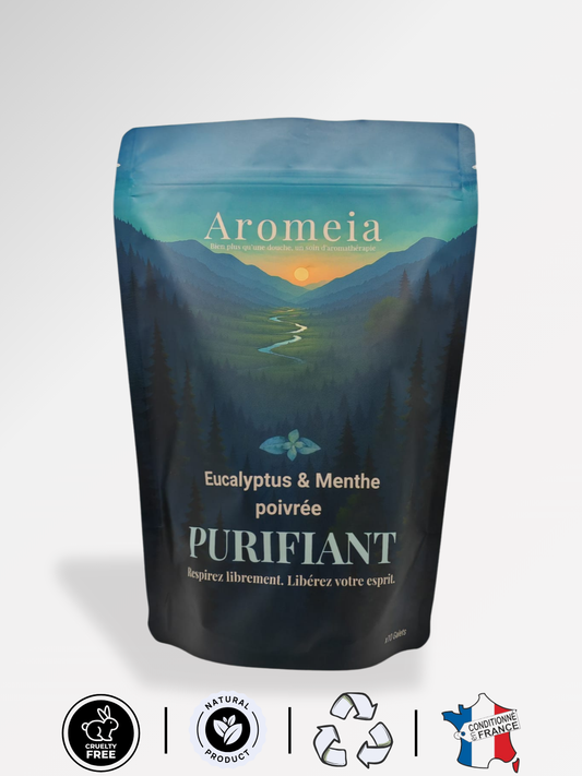 Bombe de douche | Coffret PURIFIANT | 10 Bombes Eucalyptus & Menthe