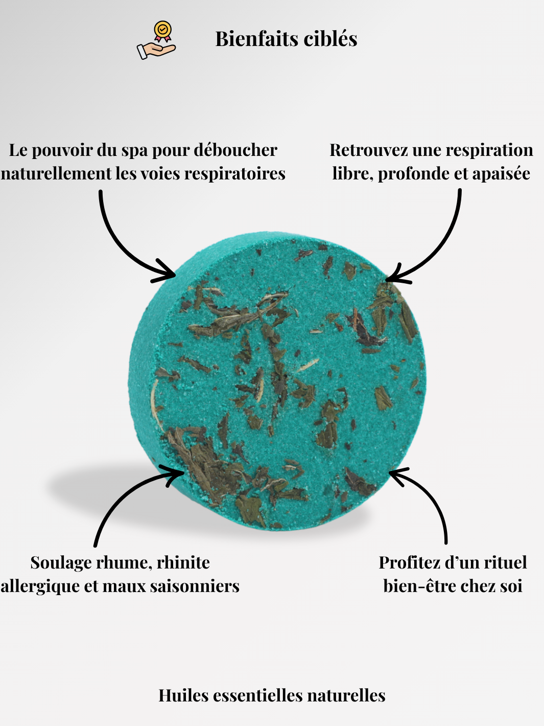 Bombe de douche | Coffret PURIFIANT | 10 Bombes Eucalyptus & Menthe