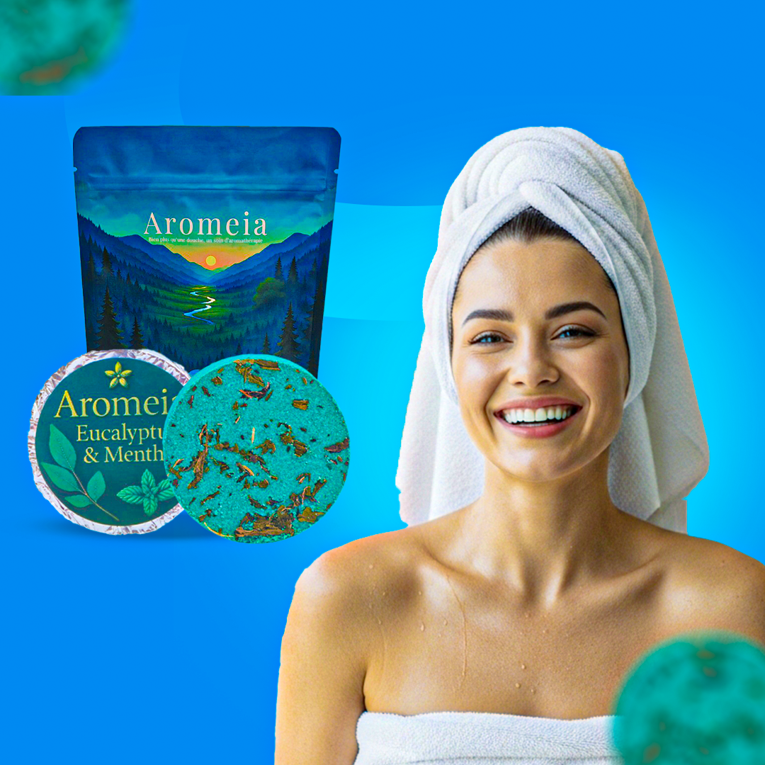 Bombe de douche | Pack PURIFIANT | 10 Bombes Eucalyptus & Menthe