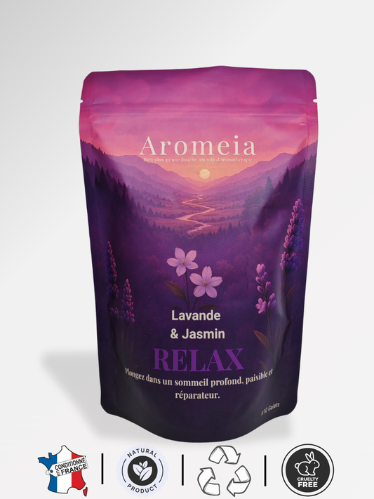 Bombe de douche | Coffret RELAX | 10 Bombes Lavande & Jasmin