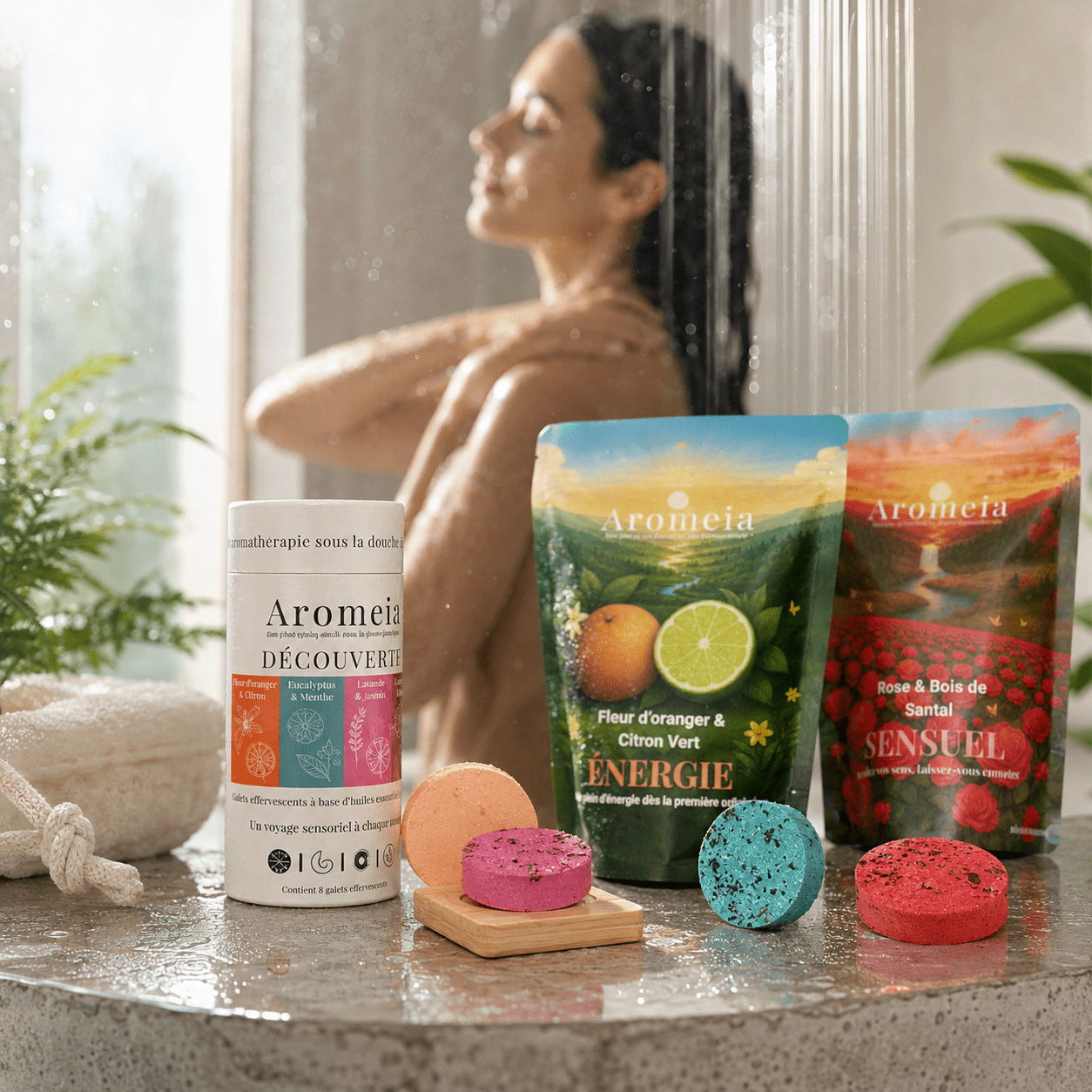 Bombes de douche | Composez votre rituel bien-être - Aromeia