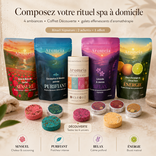 Bombes de douche | Composez votre rituel bien-être - Aromeia
