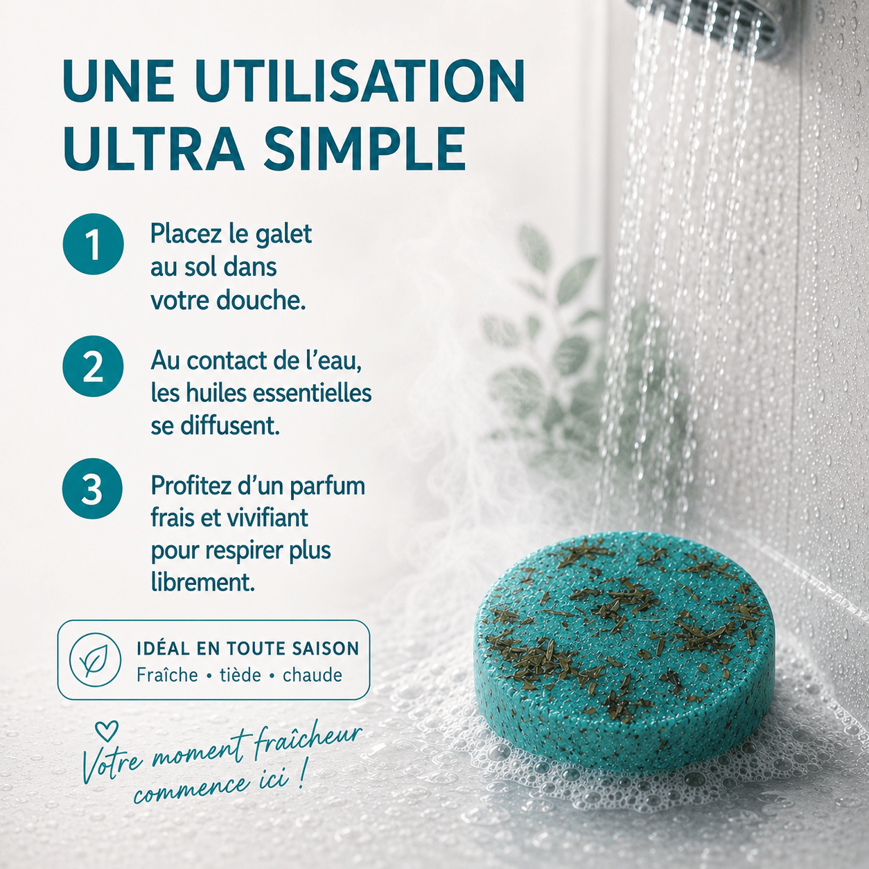 Coffret Purifiant | 10 Bombes de douche Eucalyptus & Menthe - Aromeia