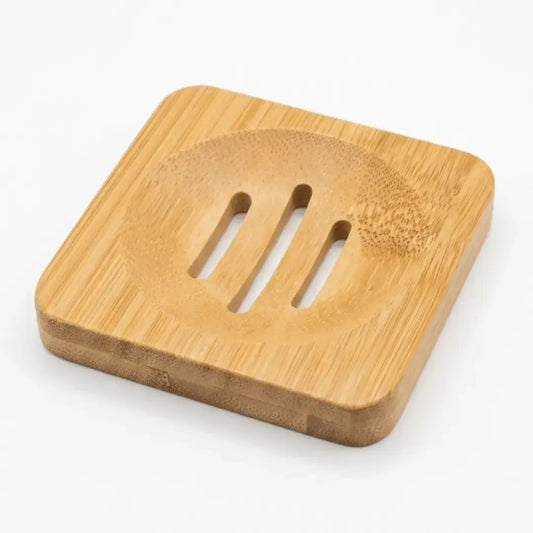 Support en bambou | Socle de diffusion pour bombes de douche - Aromeia
